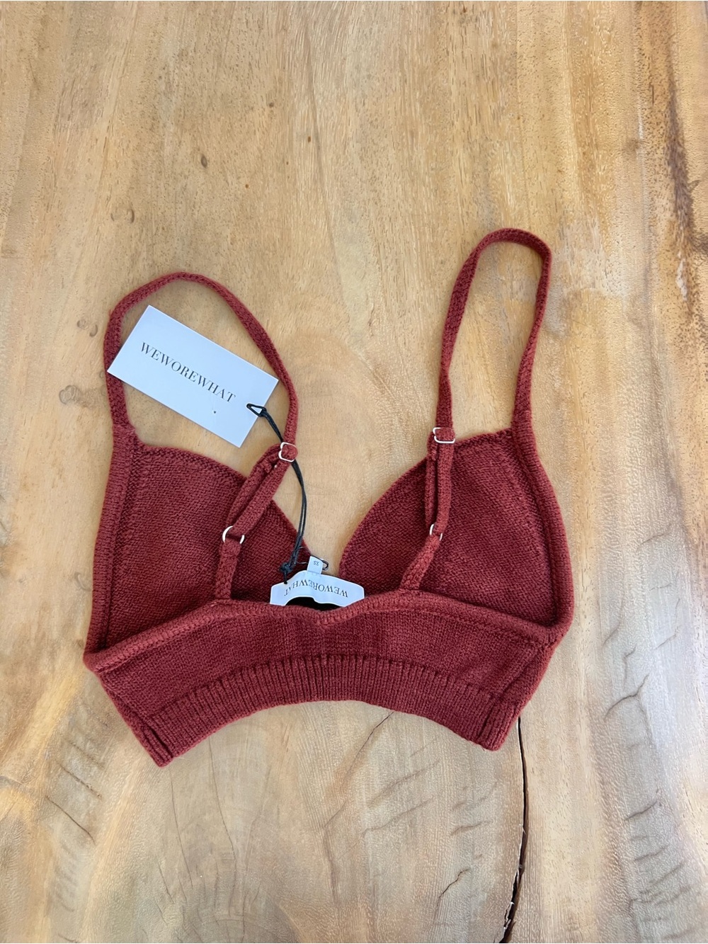 NWT We Wore What Sweater bra top - Picture 4 of 5